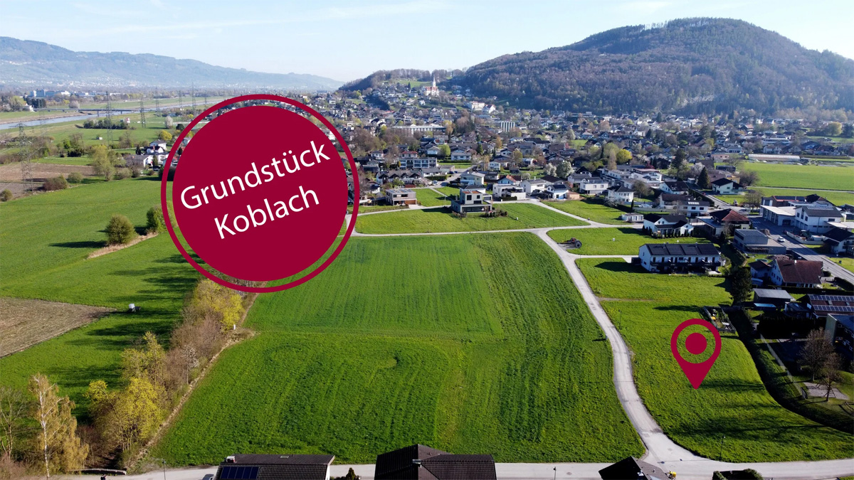 Baugrundstück in Koblach - Amann Immobilien