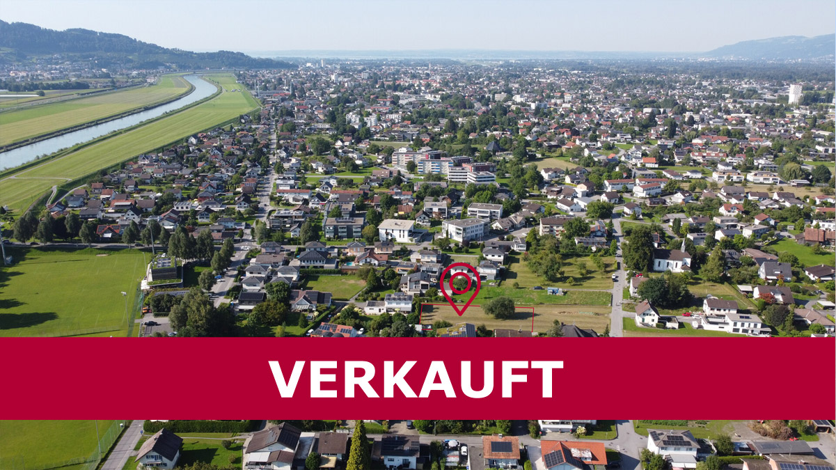 Baugrundstück in ruhiger Wohnlage - Lustenau - VERKAUFT - Amann Immobilien