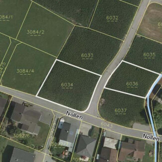 Baugrundstücke in Koblach - Katasterplan - Amann Immobilien