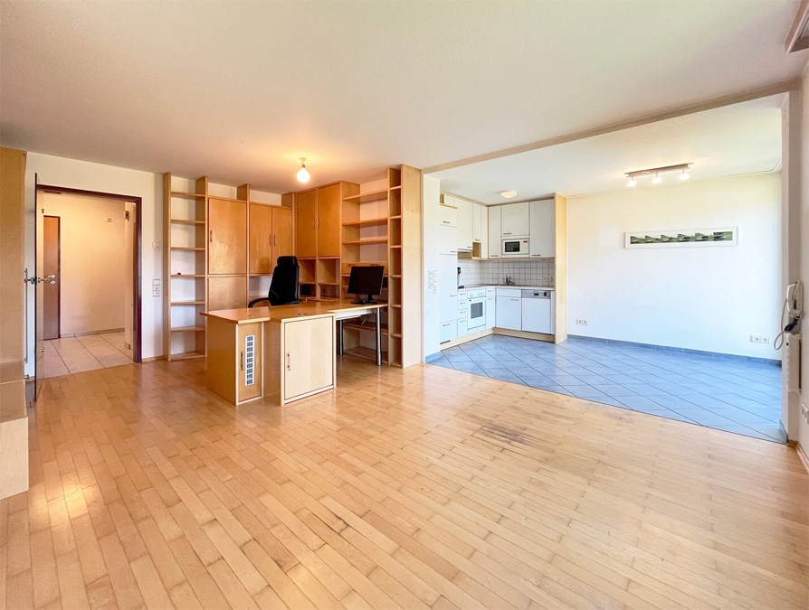 Geräumige und helle 2-Zimmer-Wohnung in Rankweil - Wohn- und Essbereich - Amann Immobilien