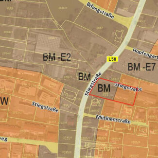 Geräumige und helle 2-Zimmer-Wohnung in Rankweil - Flächenwidmungsplan - Amann Immobilien