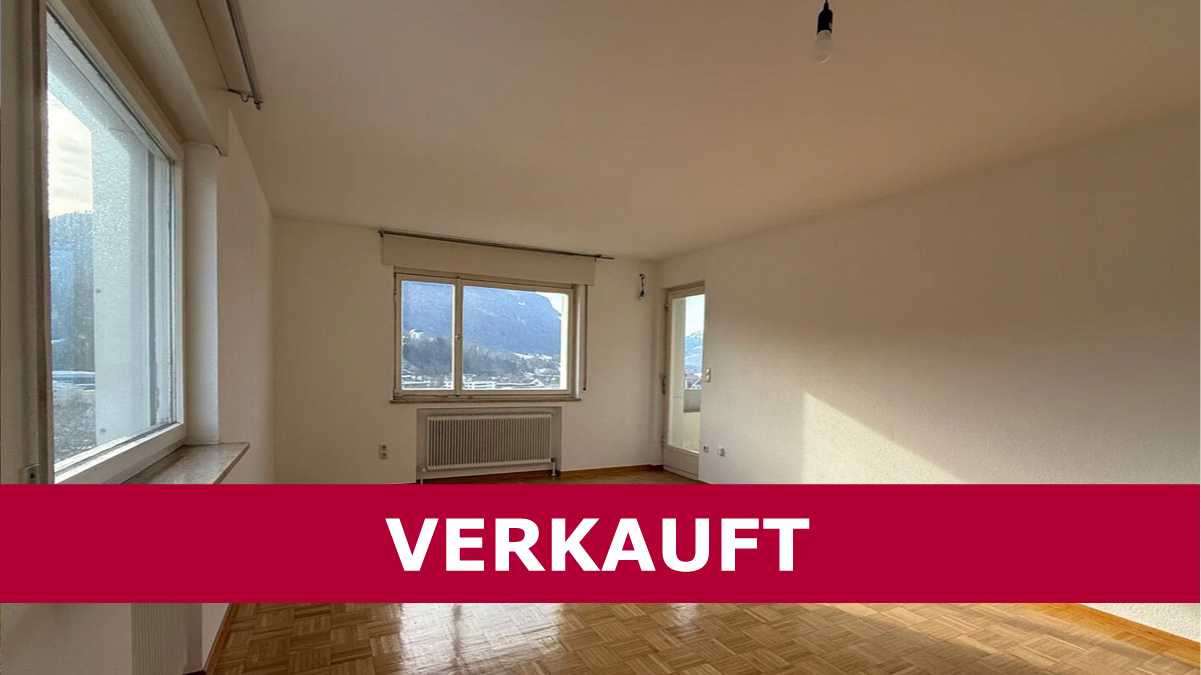 Großzügige 3-Zimmer-Wohnung in Feldkirch-Tosters - VERKAUFT - Amann Immobilien