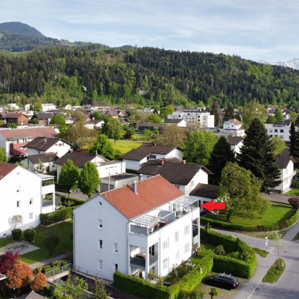 Attraktive 4-Zimmer-Wohnung in Rankweil - Westansicht - Amann Immobilien