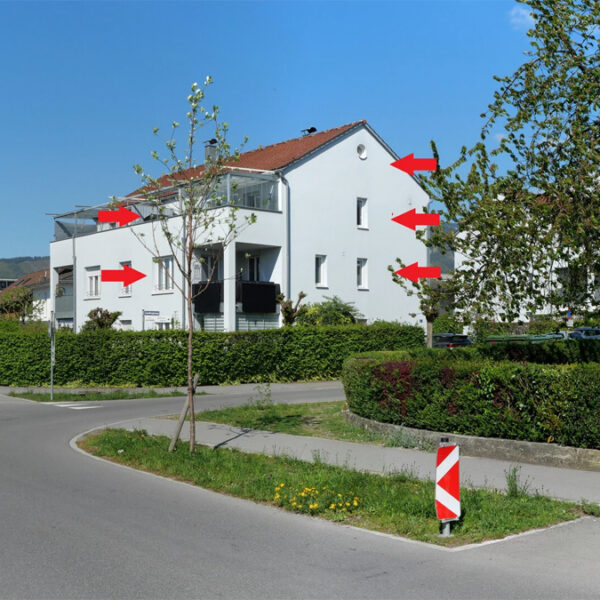 Attraktive 4-Zimmer-Wohnung in Rankweil - Südwestansicht - Amann Immobilien