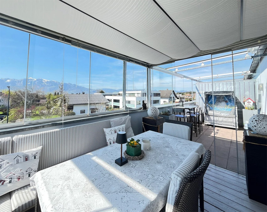 Attraktive 4-Zimmer-Wohnung in Rankweil - teilweise verglaste Dachterrasse - Amann Immobilien