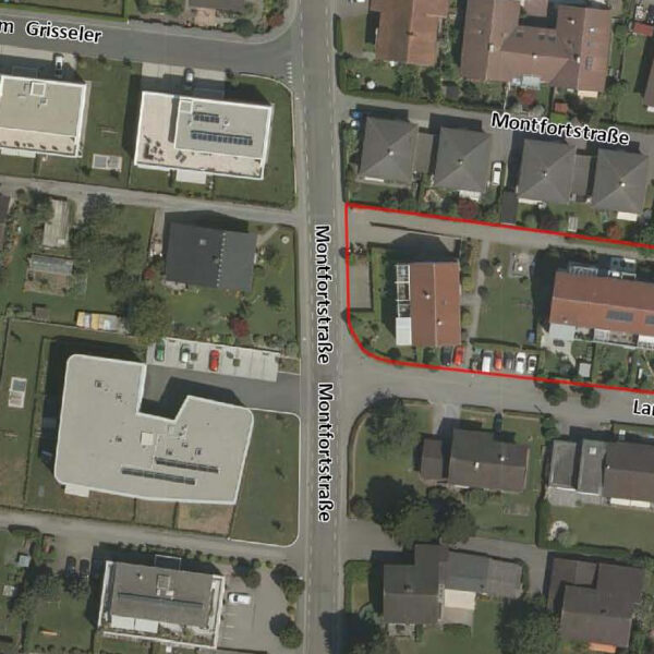 Attraktive 4-Zimmer-Wohnung in Rankweil - Katasterplan - Amann Immobilien