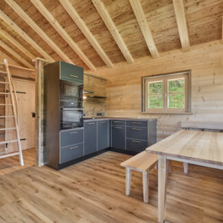 Ferienhaus in Vorarlberg - Wohnen/Essen/Kochen - Amann Immobilien