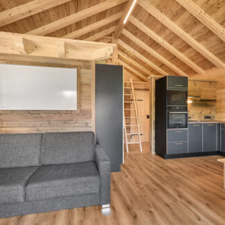 Ferienhaus in Vorarlberg - Wohnen/Essen/Kochen - Amann Immobilien