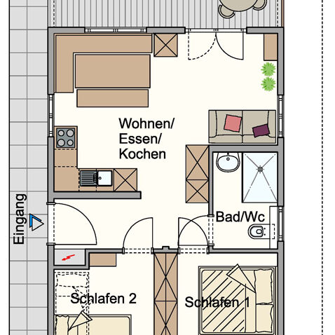 Ferienhaus in Vorarlberg - Grundrissplan - Amann Immobilien