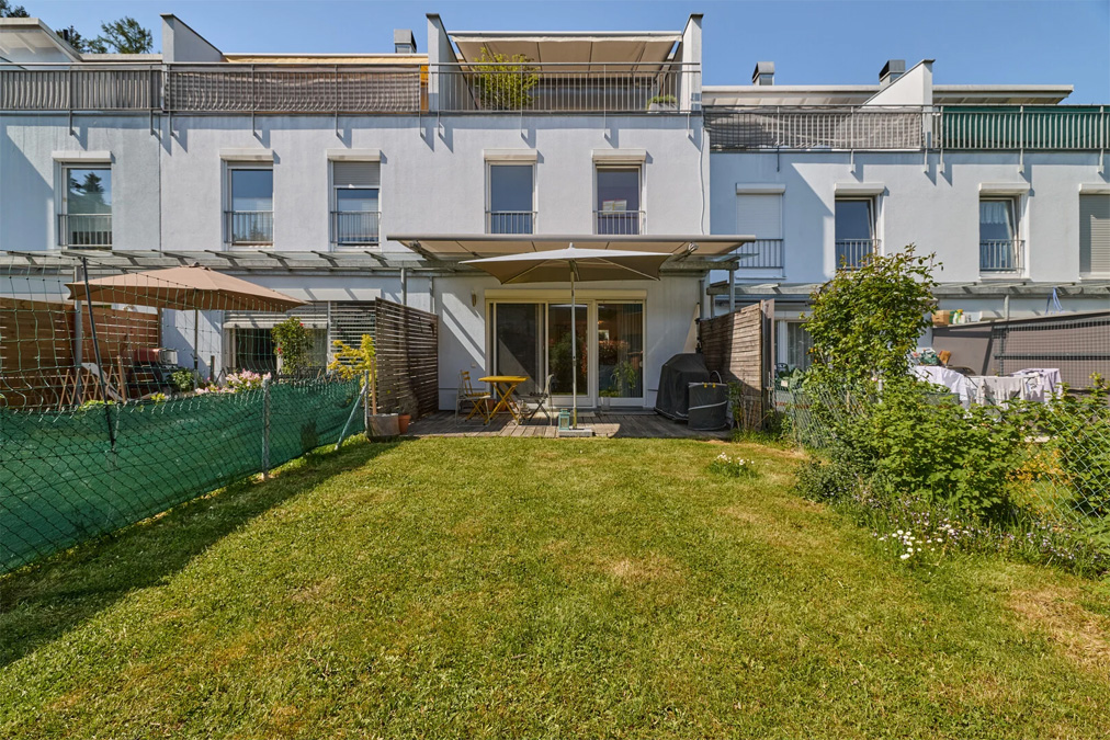 Reihenhaus in Feldkirch in ruhiger Lage am Waldrand - Garten - Amann Immobilien
