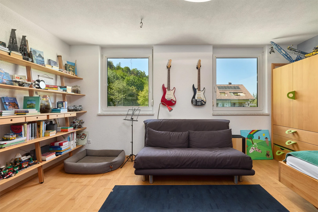 Reihenhaus in Feldkirch in ruhiger Lage am Waldrand - Kinderzimmer 1 - Amann Immobilien
