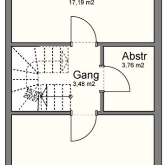 Reihenhaus in Feldkirch in ruhiger Lage am Waldrand - Grundrissplan KG - Amann Immobilien