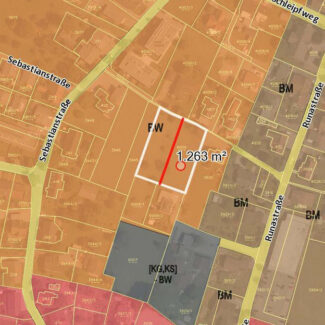 Grundstücke in bester Wohnlage - Feldkirch-Gisingen - Flächenwidmungsplan - Amann Immobilien