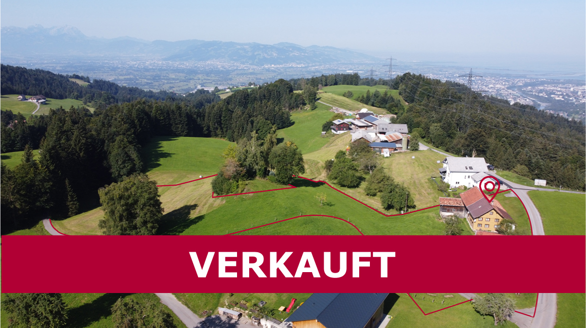 Landwirtschaftliche Liegenschaft in Bildstein - VERKAUFT - Amann Immobilien