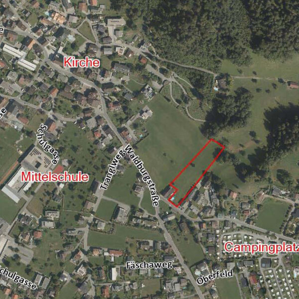 Traumhafte Grundstücke in Nüziders - Übersichtsplan - Amann Immobilien