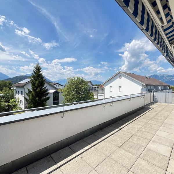 3-Zimmer-Wohnung in Rankweil - Terrasse - Amann Immobilien