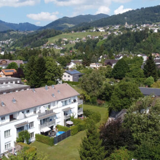 3-Zimmer-Wohnung in Rankweil - Blick Richtung Zwischenwasser - Amann Immobilien