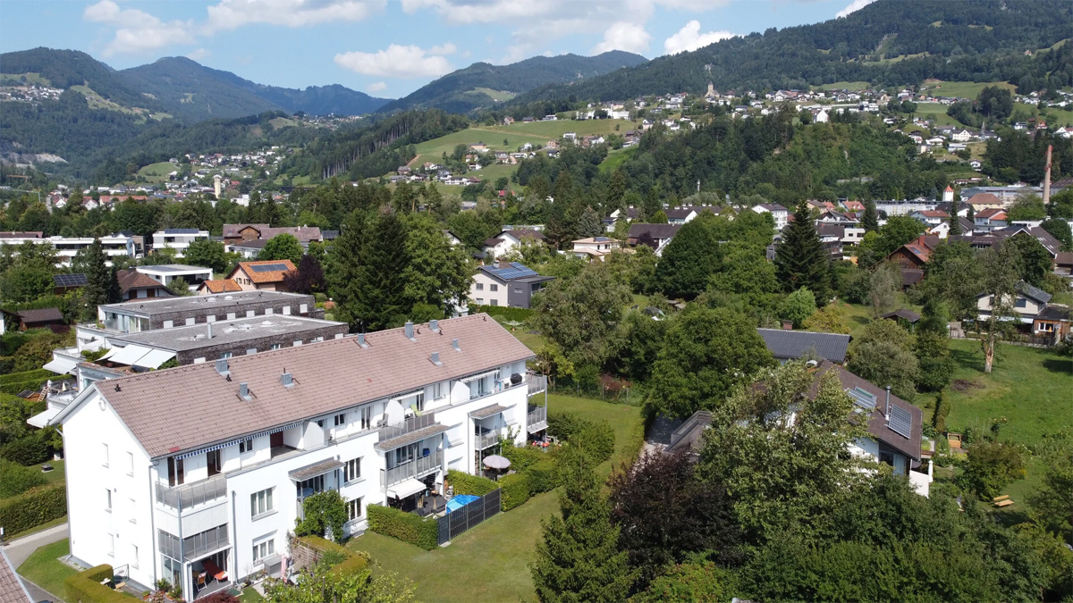 3-Zimmer-Wohnung in Rankweil - Blick Richtung Zwischenwasser - Amann Immobilien