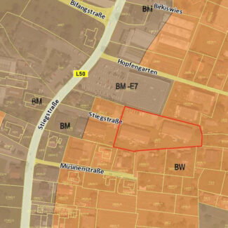 3-Zimmer-Wohnung in Rankweil - Flächenwidmungsplan - Amann Immobilien