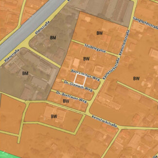 Einfamilienhaus in zentraler Lage in Hohenems - Flächenwidmungsplan - Amann Immobilien