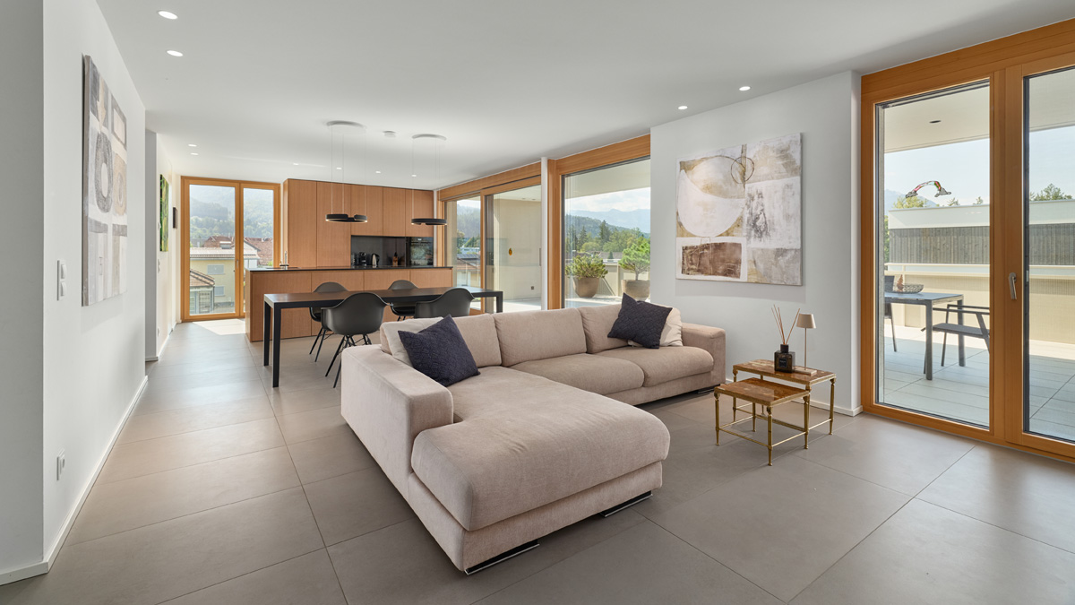 Exklusive Dachgeschosswohnung mit Panoramablick - Sulz - Amann Immobilien Exklusive Dachgeschosswohnung mit Panoramablick - Sulz - Amann Immobilien