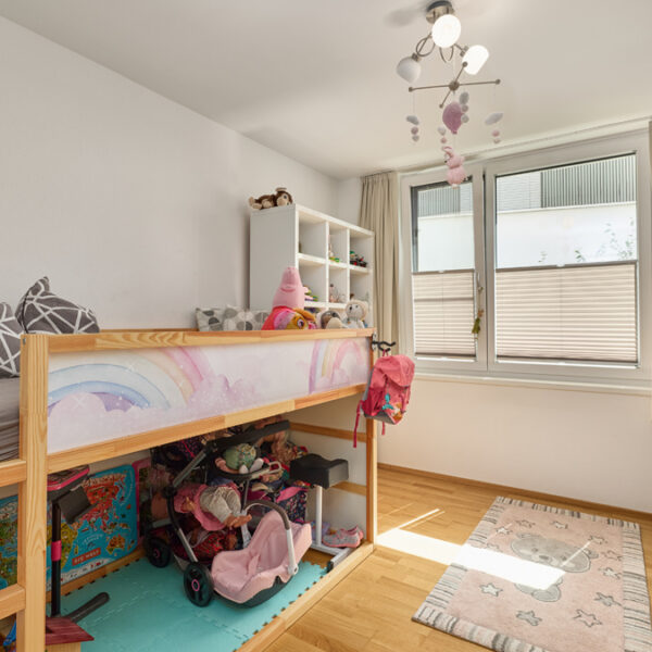 Gepflegte 4-Zi-Gartenwohnung in Lustenau - Kinderzimmer 2 - Amann Immobilien