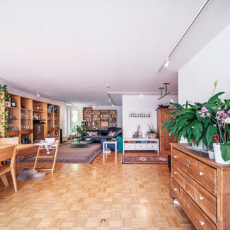 Stadtnahe Dachgeschosswohnung - Feldkirch - Wohn-Essbereich - Amann Immobilien