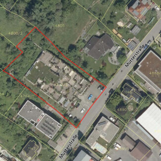 Stadtnahe Dachgeschosswohnung - Feldkirch - Katasterplan - Amann Immobilien